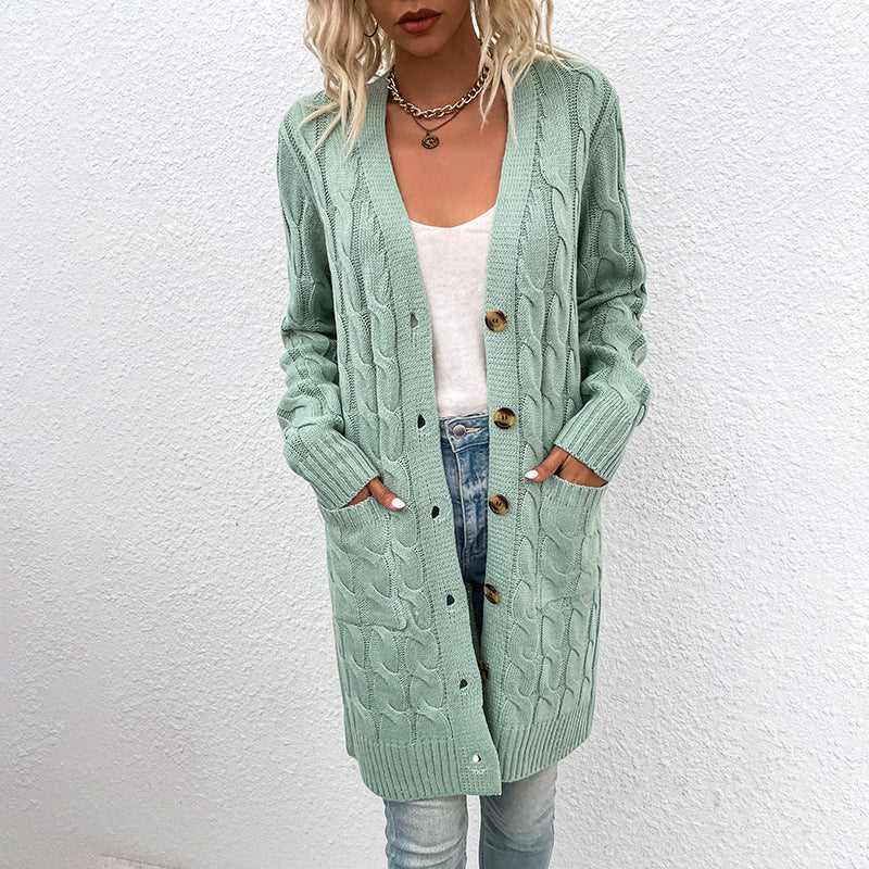 Carine | Cardigan d'hiver moderne et confortable