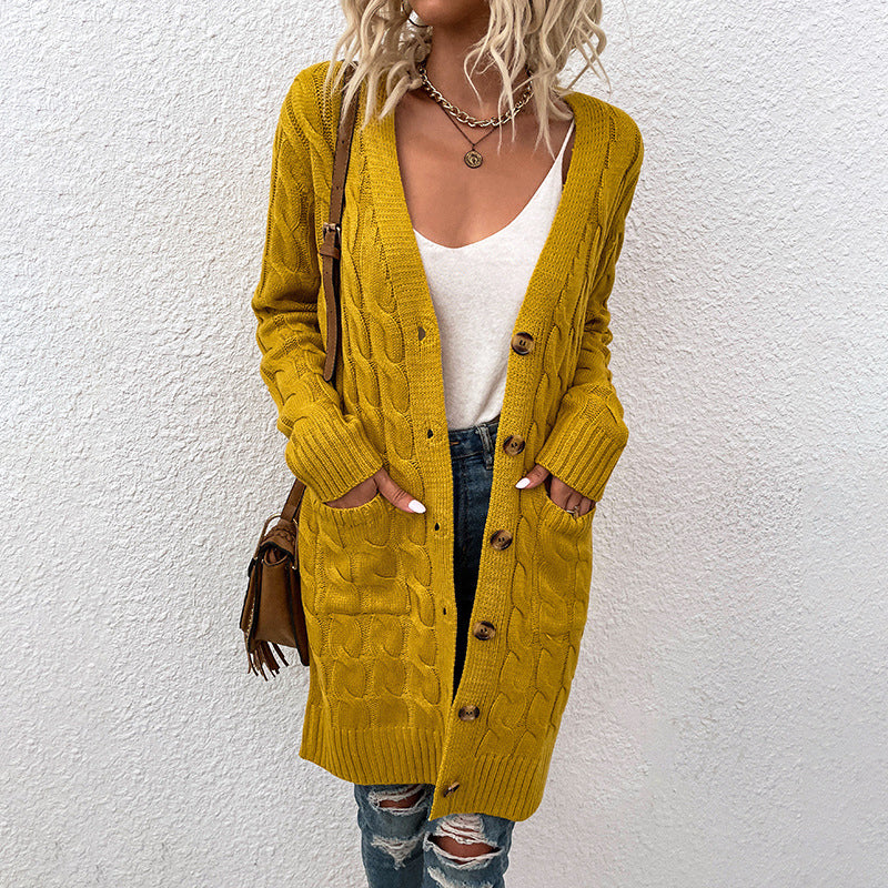 Carine | Cardigan d'hiver moderne et confortable