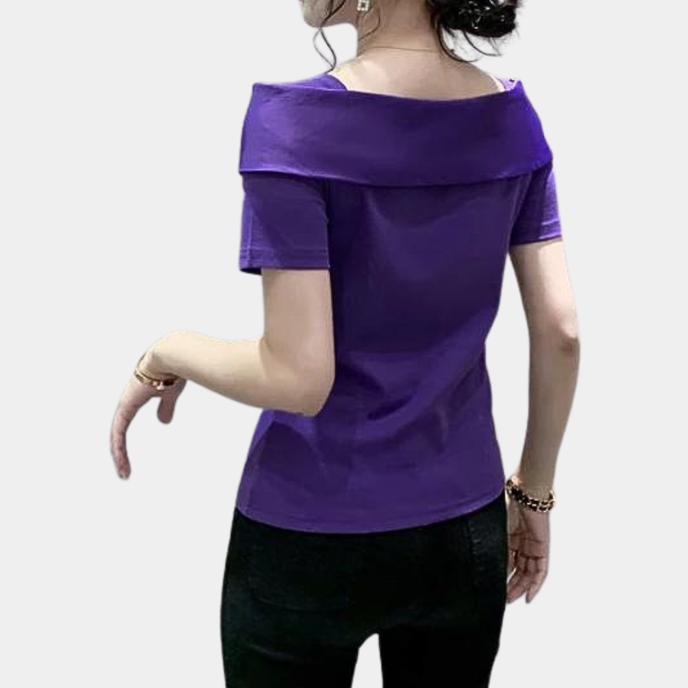 Sandra | T-shirt d'hiver chic et décontracté