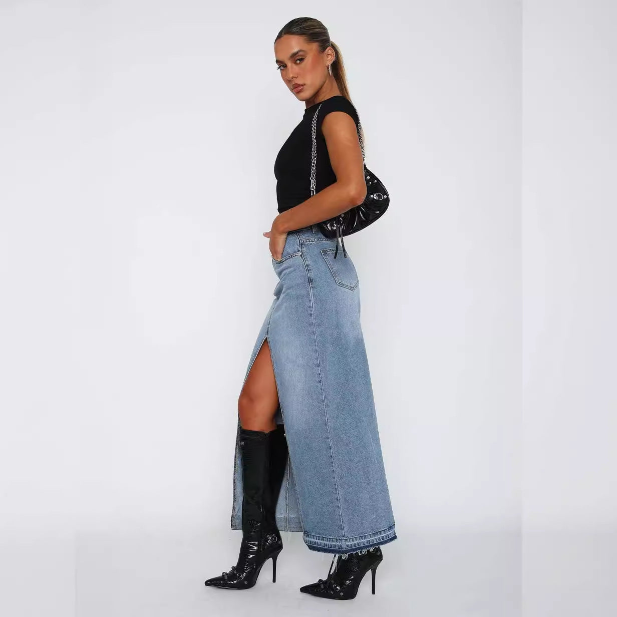 Karmen | Jupe d'hiver tailleur et élégante