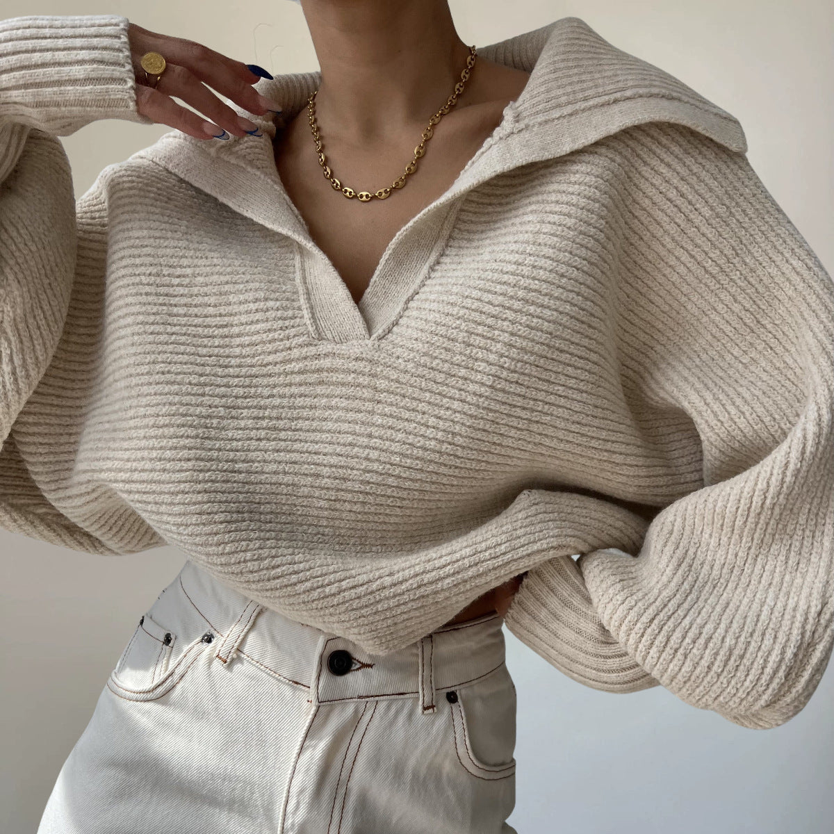 Yuliya | Pull d'hiver Fashionable and Effortless