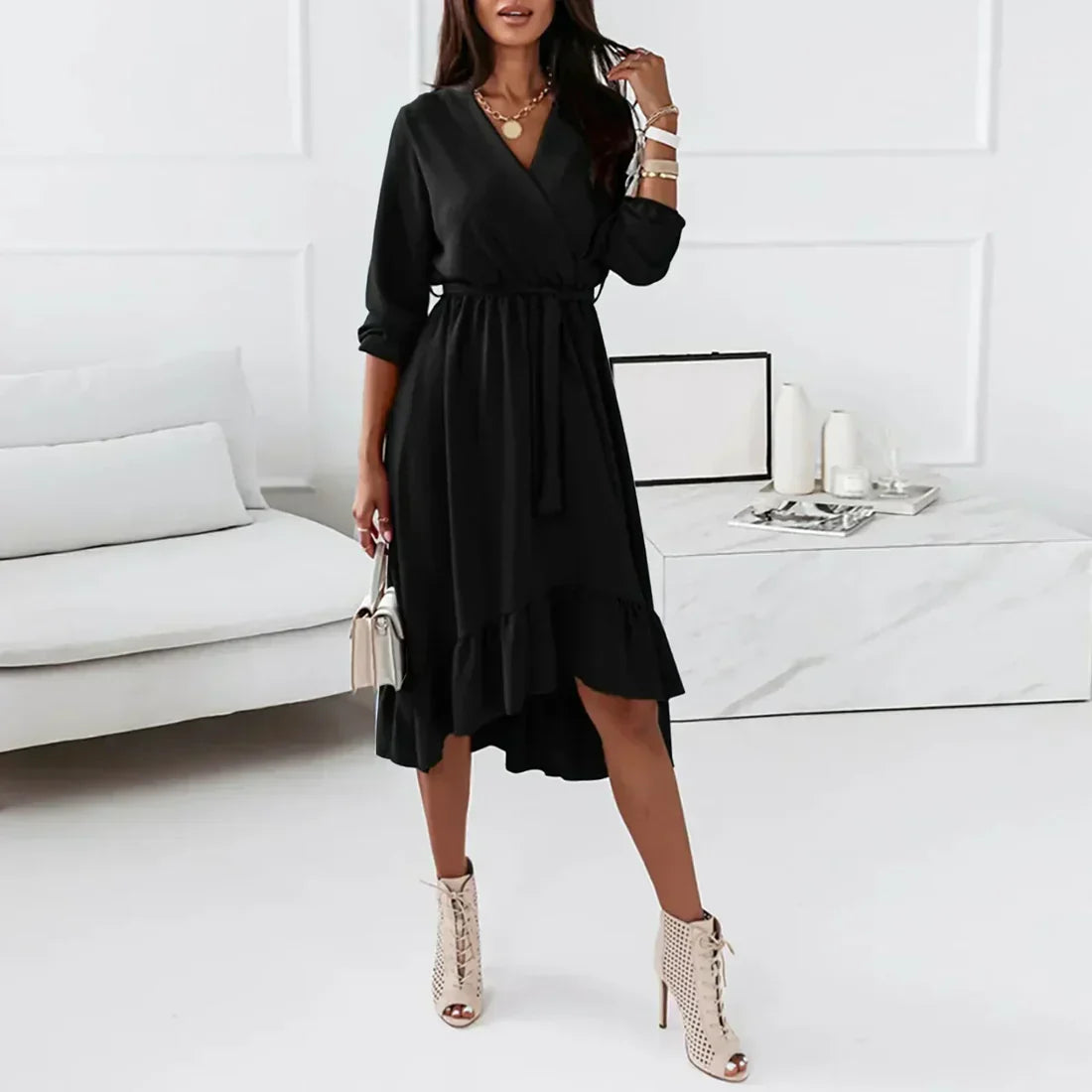 Madalyn | Robe d'hiver moderne et fashionable