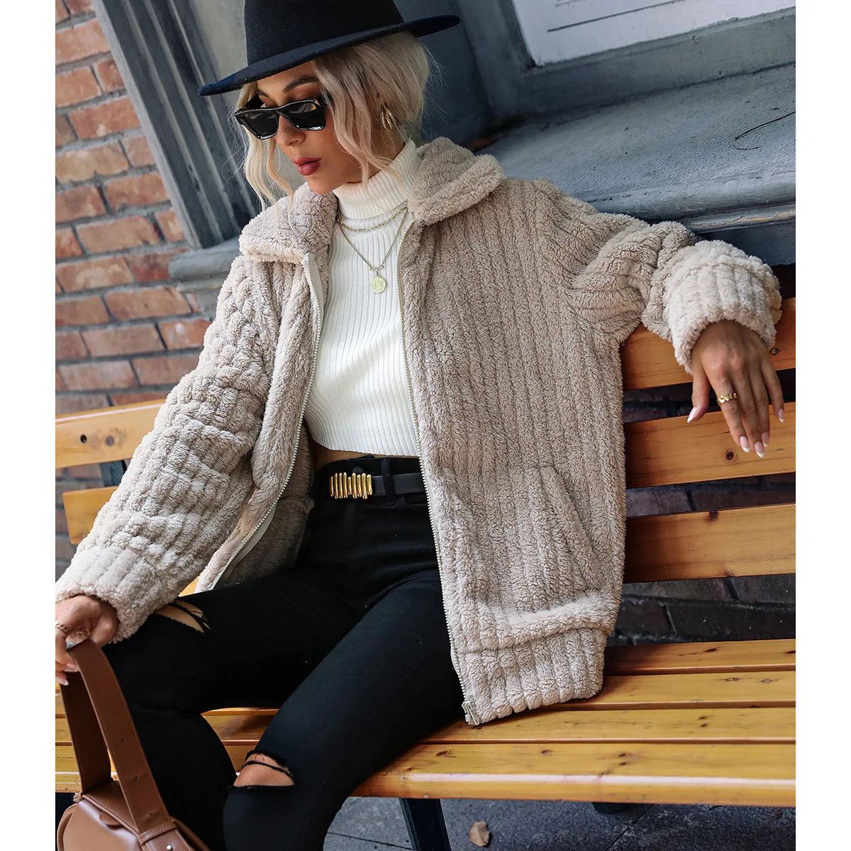 Angelina | Manteau d'hiver décontracté et confortable
