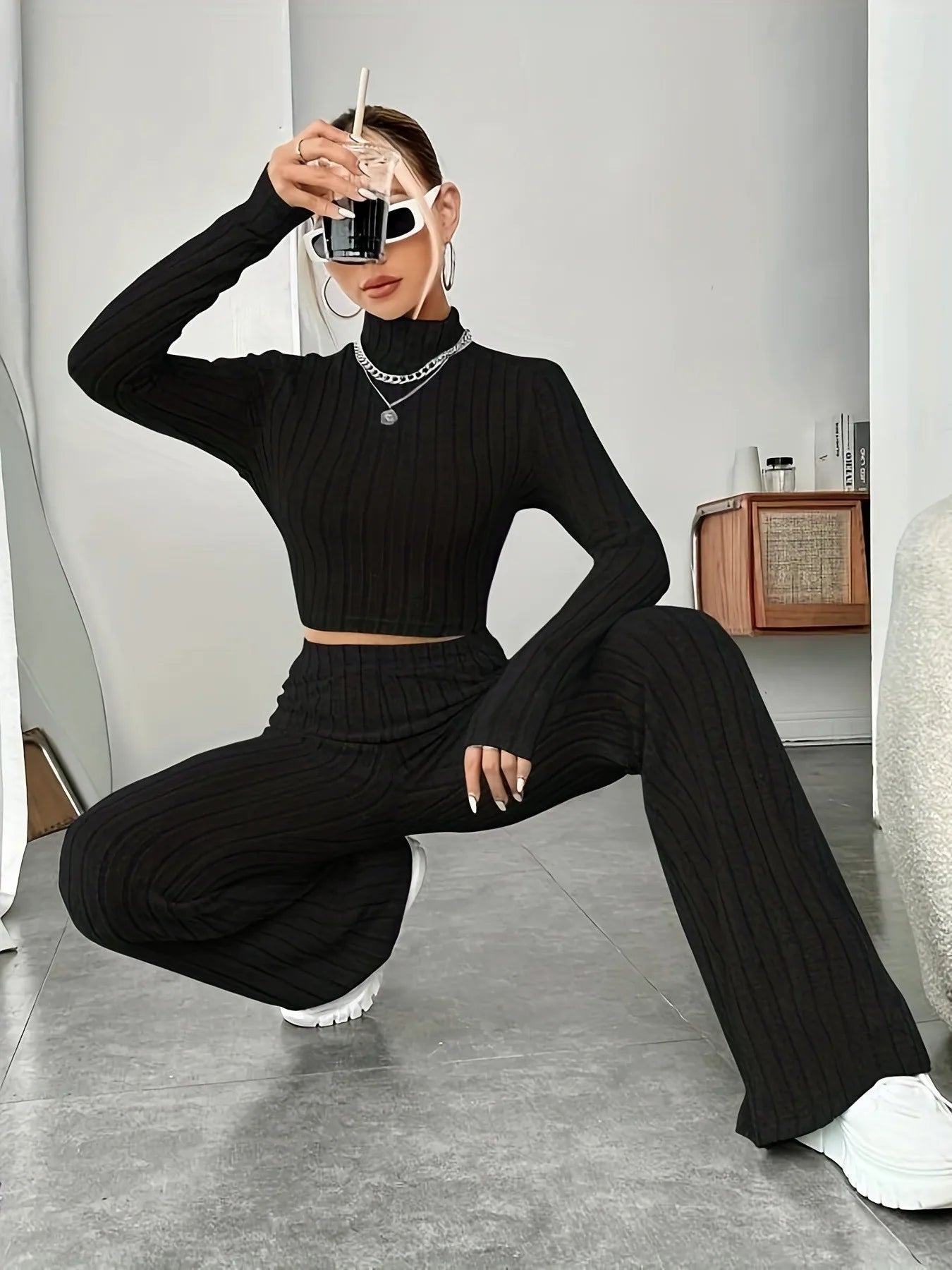 Dunya | Pantalon d'hiver décontracté et élégant