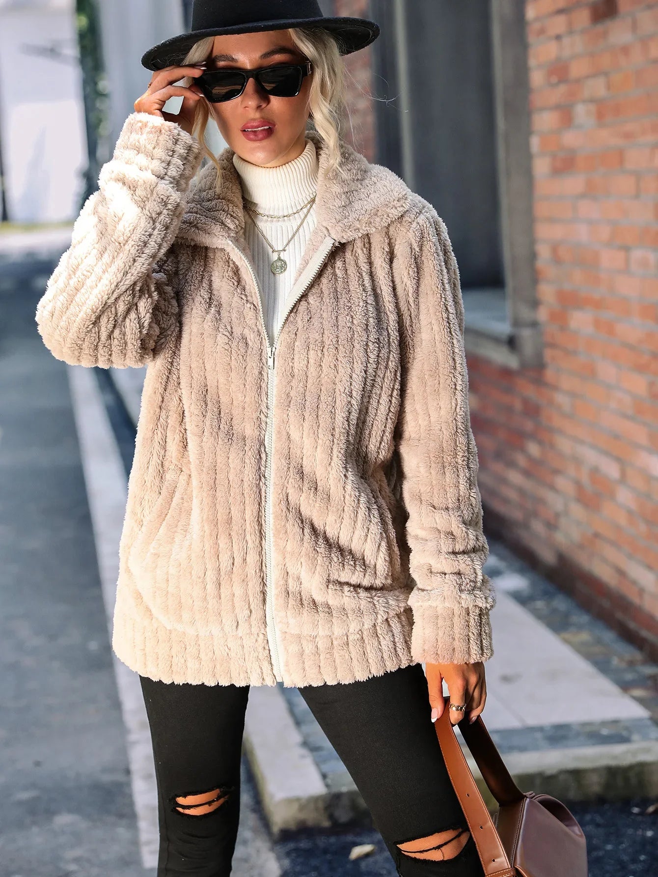 Angelina | Manteau d'hiver décontracté et confortable