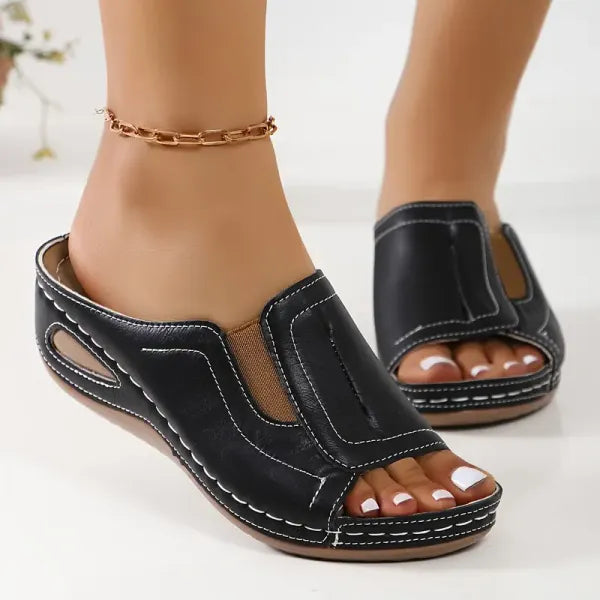Kalina | Sandales d'hiver tailleur et élégantes
