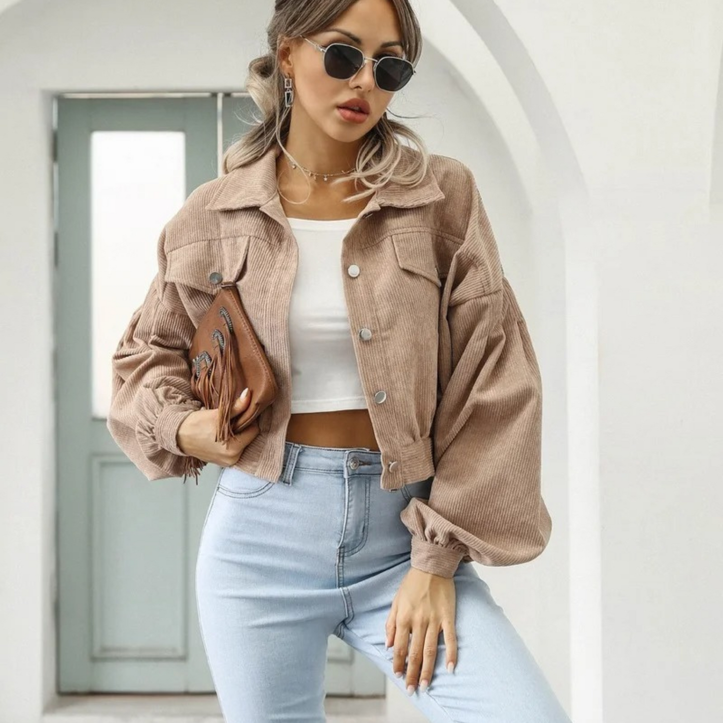 Lea | Short d'hiver tendance et élégant