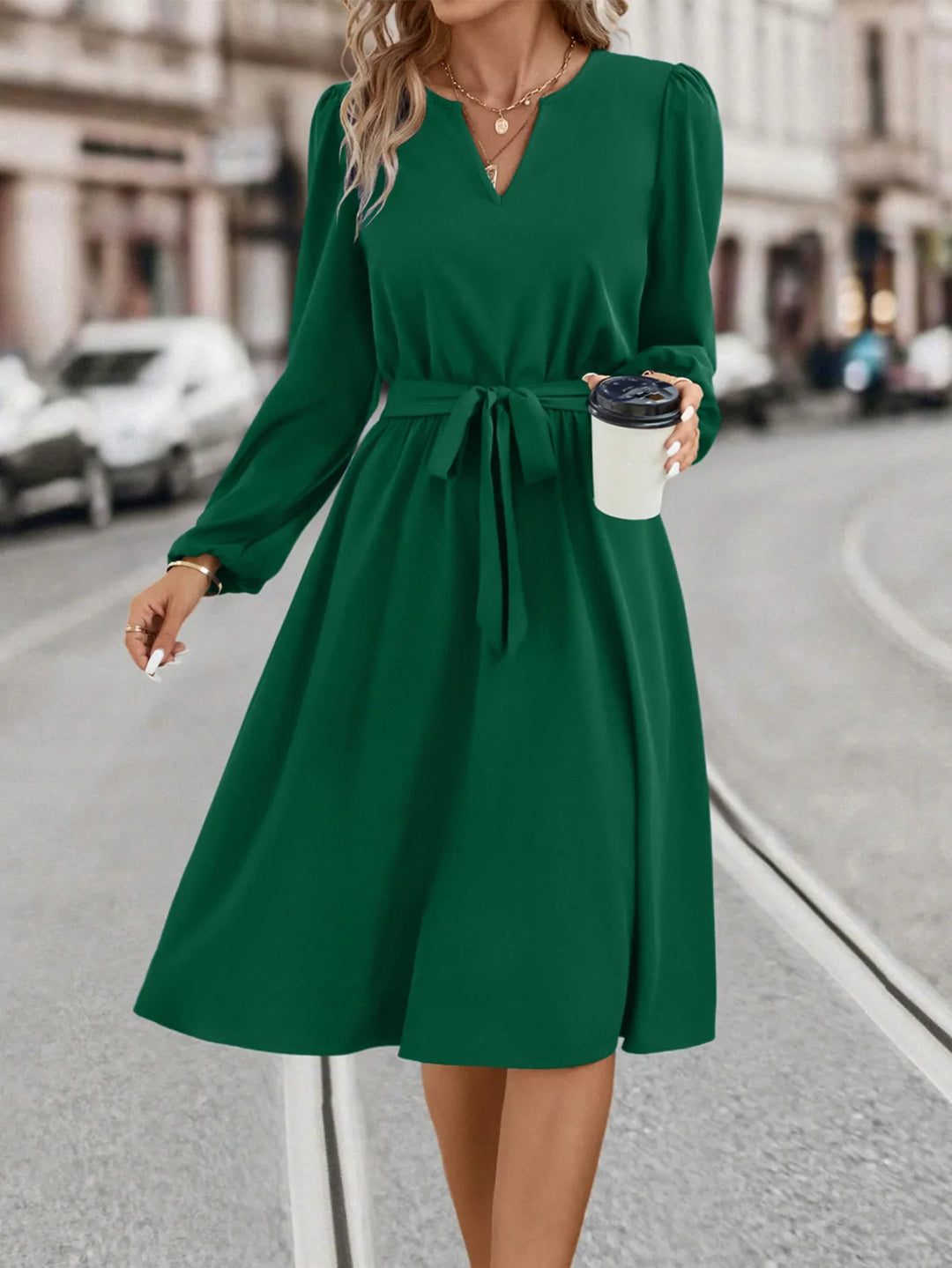 Duana | Robe d'hiver ajustée et élégante