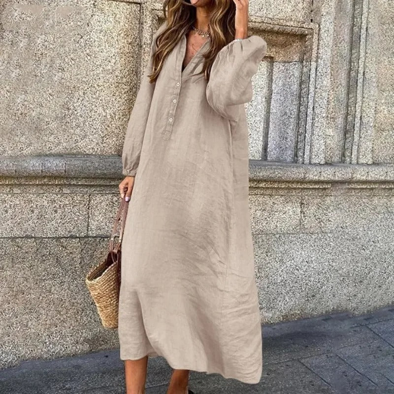 Adeline - Robe chemise surdimensionnée